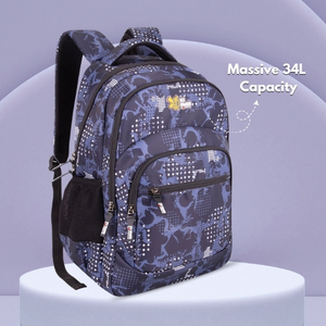 Massive 34L Capacity: