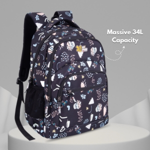 Massive 34L Capacity: