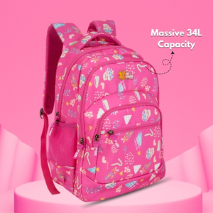 Massive 34L Capacity: