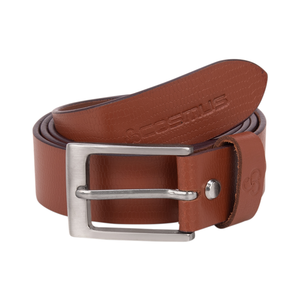 BEL-0005-LEATHER BELT - TAN